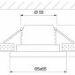 Встраиваемый светильник Elektrostandard 15273/LED a056032