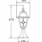 Наземный фонарь Oasis Light 91104 lgY Bl