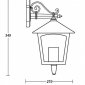 Настенный фонарь уличный 15902 Gb