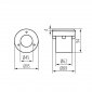 Грунтовый светильник Kanlux GORDO N 1W CW-O-SR 18193