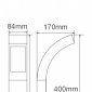 Наземный светильник Oasis Light W2144-400