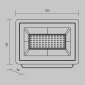 Настенно-потолочный прожектор Maytoni Flood FL001-L50B6K