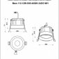 Точечный светильник Mars 112-12W-D80-4000K-24DG-WH