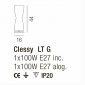 Интерьерная настольная лампа CLESSY LT CLESSY G BC PE