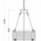 Подвесная люстра Freya Conte FR4166-PL-03C-BL