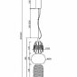 Подвесной светильник Pattern MOD267PL-L28CH3K