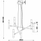 Подвесная люстра Maytoni Vigo MOD031PL-12B