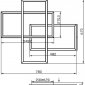 Потолочная люстра Rida MOD015CL-L80WK