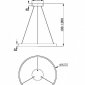 Подвесной светильник Rim MOD058PL-L32WK