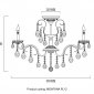 Потолочная люстра Crystal Lux Montana PL12