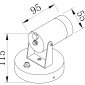 Прожектор уличный Maytoni Scope O025WL-01B