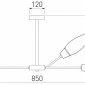 Подвесная люстра Eurosvet Thalia 60140/9 золото