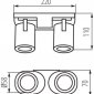 Спот Kanlux LAURIN EL-2I B 29123