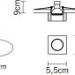 Точечный светильник Fabbian Venere D55F0811