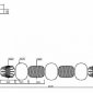 Подвесной светильник Pattern MOD267PL-L42G3K