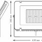 Прожектор светодиодный Gauss Qplus 200W 6500К 690511200