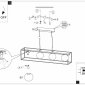Подвесная люстра Eglo Vallaspra 97793