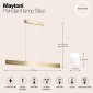 Подвесной светодиодный светильник Maytoni Step P010PL-L30G3K