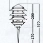 Грунтовый светильник Oasis Light 12622 Bl