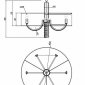 Подвесная люстра Maytoni Talento DIA008PL-06CH