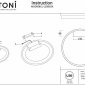 Потолочный светильник Maytoni Rim MOD058CL-L25BS3K