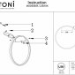 Настенный светильник Maytoni Rim MOD058WL-L35W3K