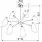 Подвесная люстра Freya Aida FR5852-CL-07-W