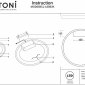 Потолочный светильник Maytoni Rim MOD058CL-L65B3K