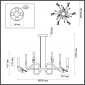 Подвесная люстра Lark 5431/37L