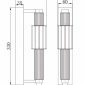 Бра Maytoni Verticale MOD308WL-L9GR3K