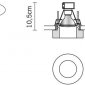 Точечный светильник Faretti D27F1535