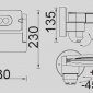 Настенный светильник уличный LEDSPOT W6144S-1-PIR S