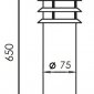 Наземный светильник 75827-650 SS