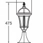 Наземный фонарь Oasis Light 95204S Gb