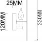 Настенный светильник Wertmark Palma WE520.01.711