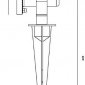 Грунтовый светильник HUMBERG W77165 SS