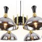 Подвесной светильник Ambrella light Traditional 5 TR9084/8 BK/GD/SM черный/золото/дымчатый E27/8 max 40W D920*750