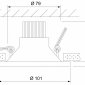 Встраиваемый светильник Elektrostandard 15267/LED a055722