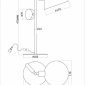 Интерьерная настольная лампа Favourite Statera 3045-1T