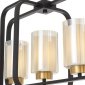 Подвесная люстра Lumina Deco Indivia LDP 1238-5 BK+MD