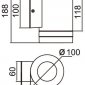 Архитектурная подсветка Oasis Light TUBE 6046 Bl