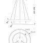 Подвесной светодиодный светильник Maytoni Rim MOD058PL-L55W4K