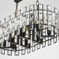 Подвесная люстра Lumina Deco Florina LDP 7041-700-PR BK