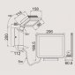 Настенный светильник уличный SOLAR W6101S-PIR SL Gr