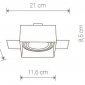 Встраиваемый светильник Nowodvorski Mod Plus 9404